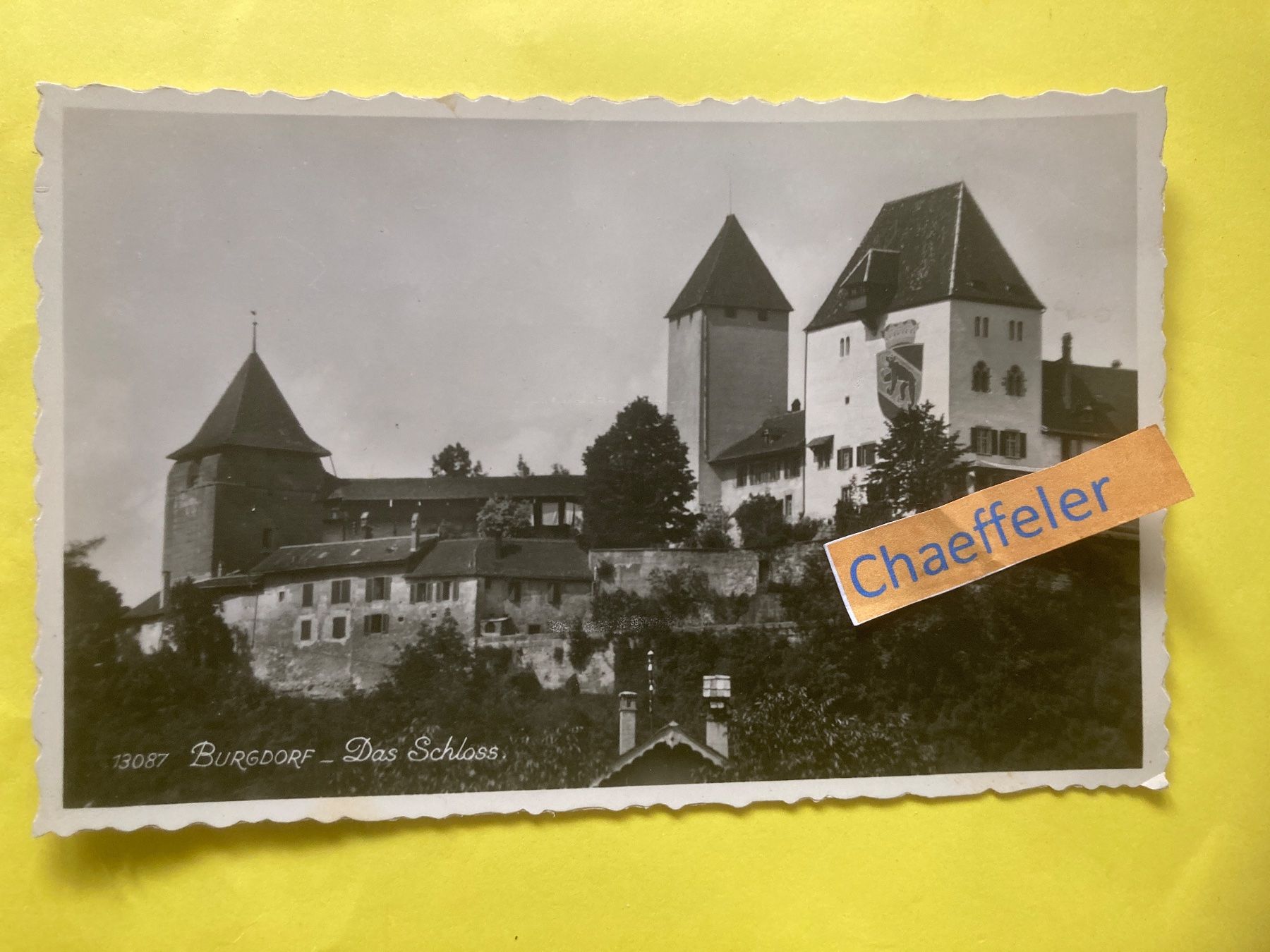Cartoline postali: 13087 Burgdorf - Das Schloss – Usato da Zürich venduto da Chaeffeler