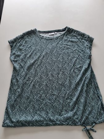 Gr. M Shirt Cecil gemustert dunkelblau türkis