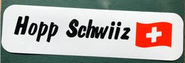 HOPP SCHWEIZ Aufkleber Top Angebot