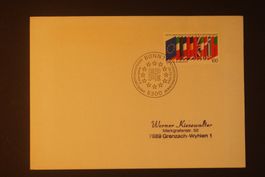 1989 Ersttagsbrief MiNr. 1416 Deutschland Bundesrep.