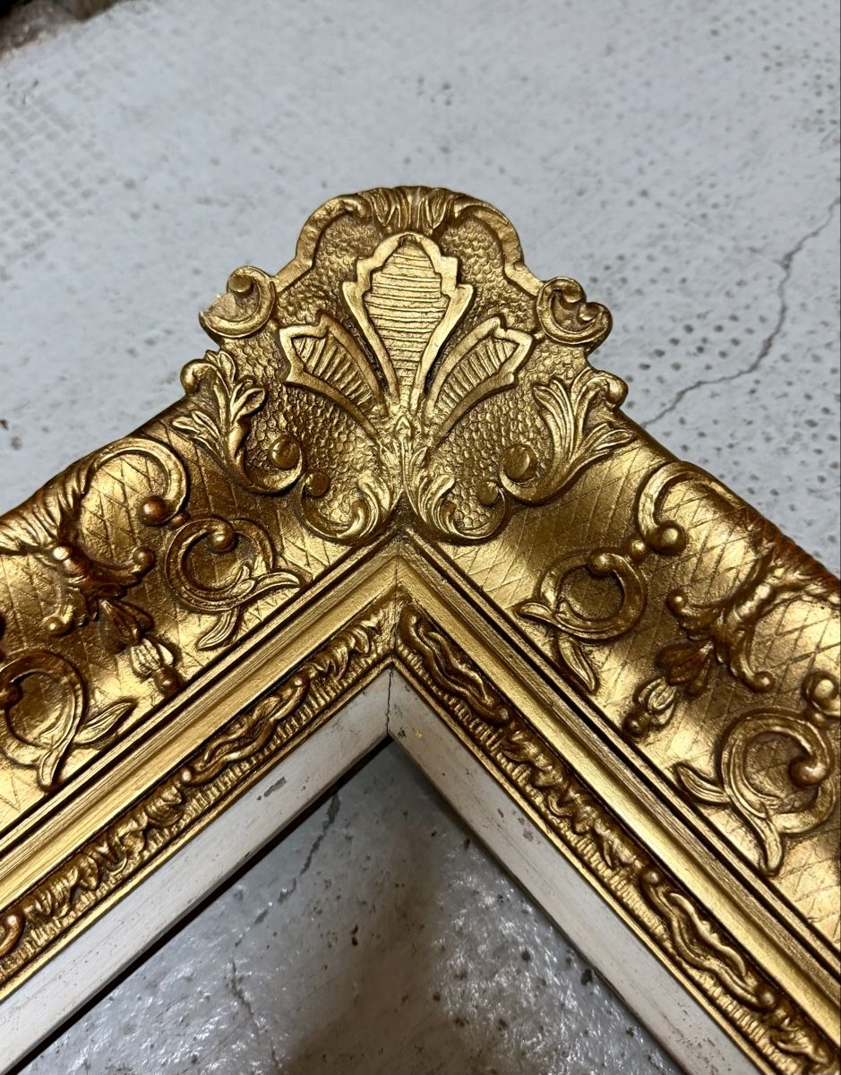 Dipinti: Cadre doré orné style baroque en bois – Usato da Genève venduto da mar_nd6c 5