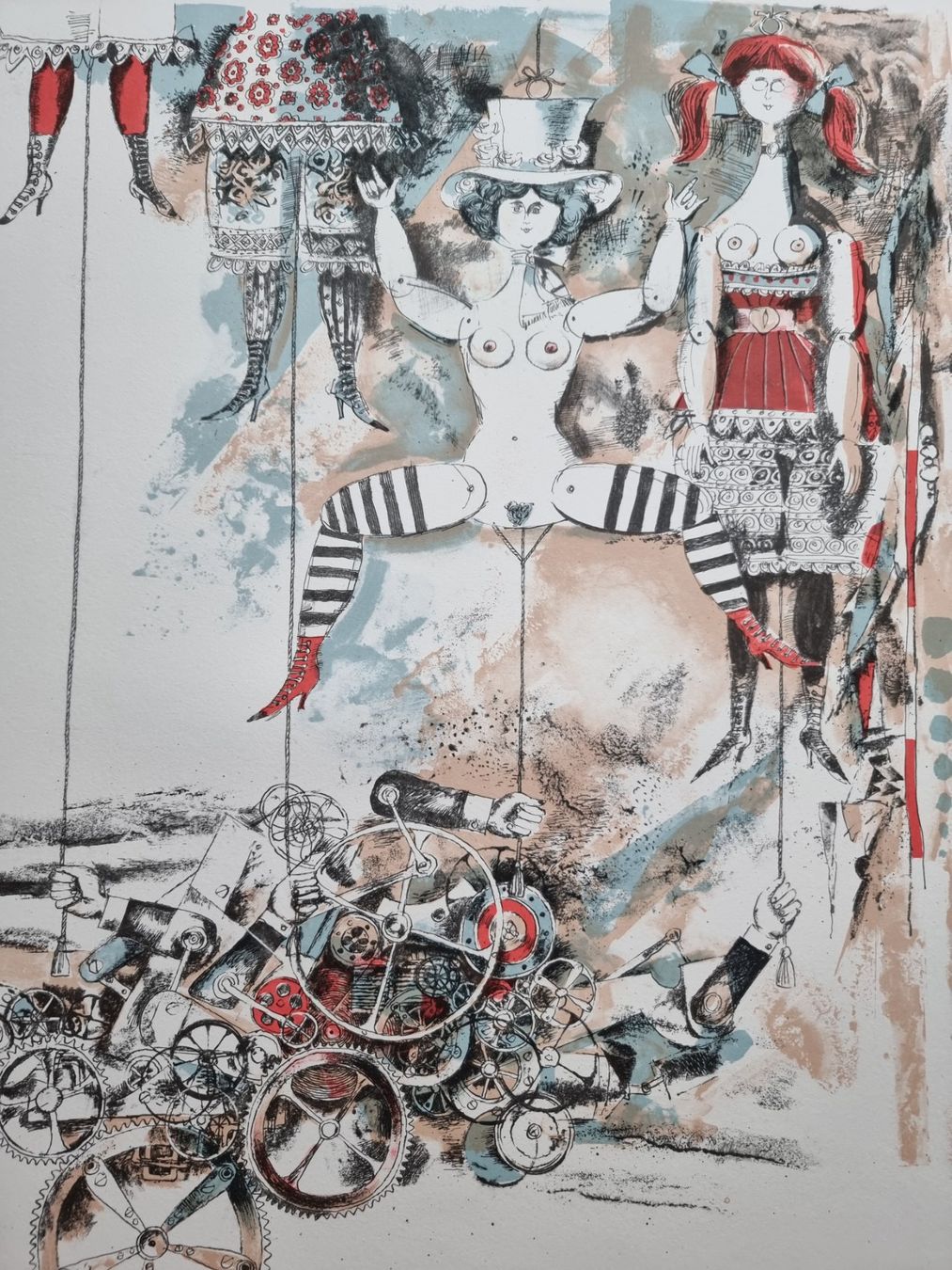 Grafiken & Lithographien: HORST LEMKE LITHORAPHIE SIGNIERT NUMMERIERT – Gebraucht aus Gersau von grafik-kunst 1