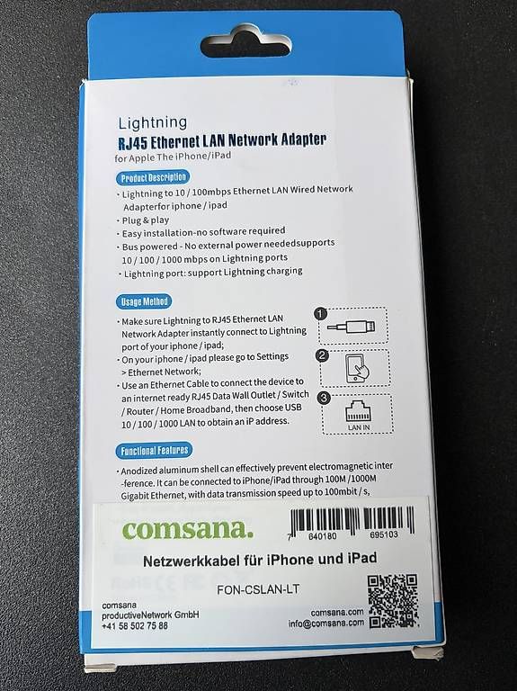 Laufwerke & Adapter: Adapter, Lightning für iPhone und iPad - WLAN – Gebraucht aus Schwanden GL von Sedona-3 2