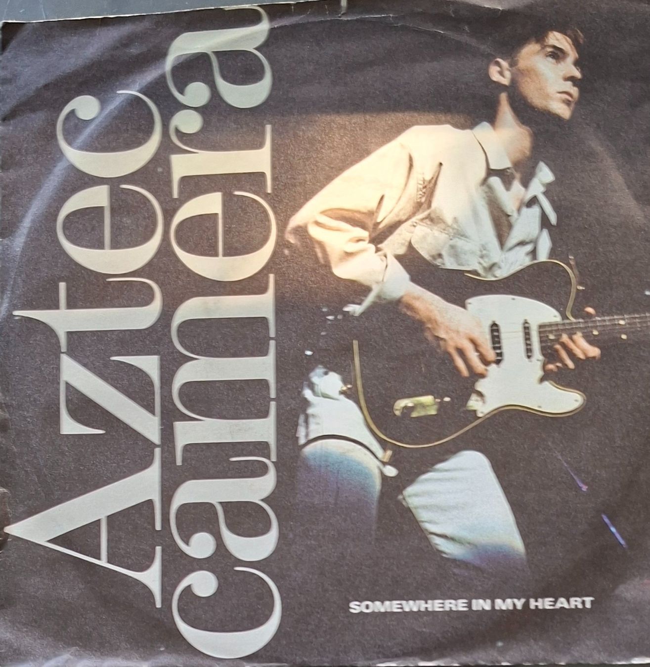 Dischi in vinile: Vinyl Single Aztec Camera - Somewhere In My Heart – Usato da Langenthal venduto da Modo39