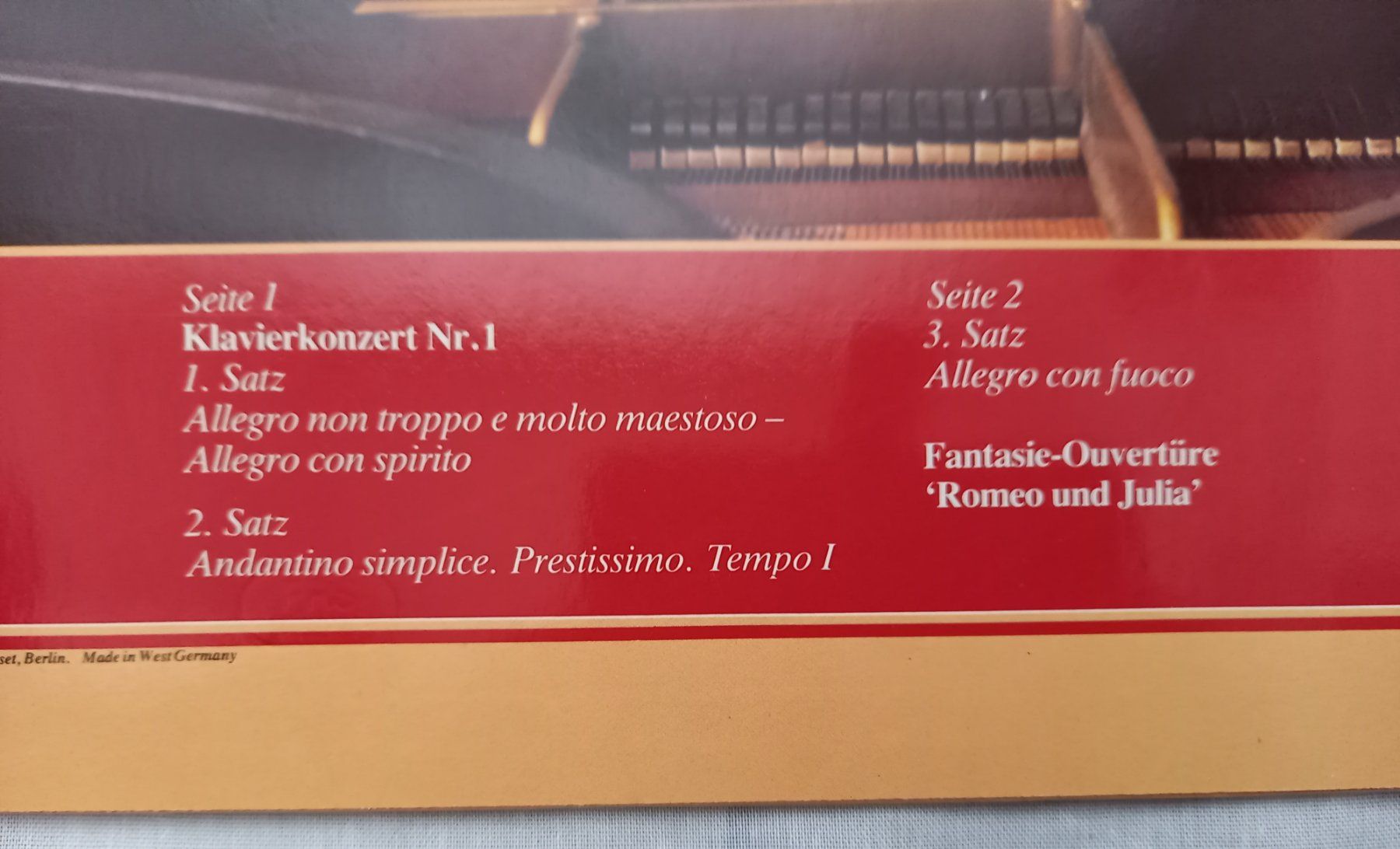 Dischi in vinile: Klassik-LP "TSCHAIKOWSKY" – Nuovo (secondo la descrizione) da Binningen venduto da mar_2jlr 5