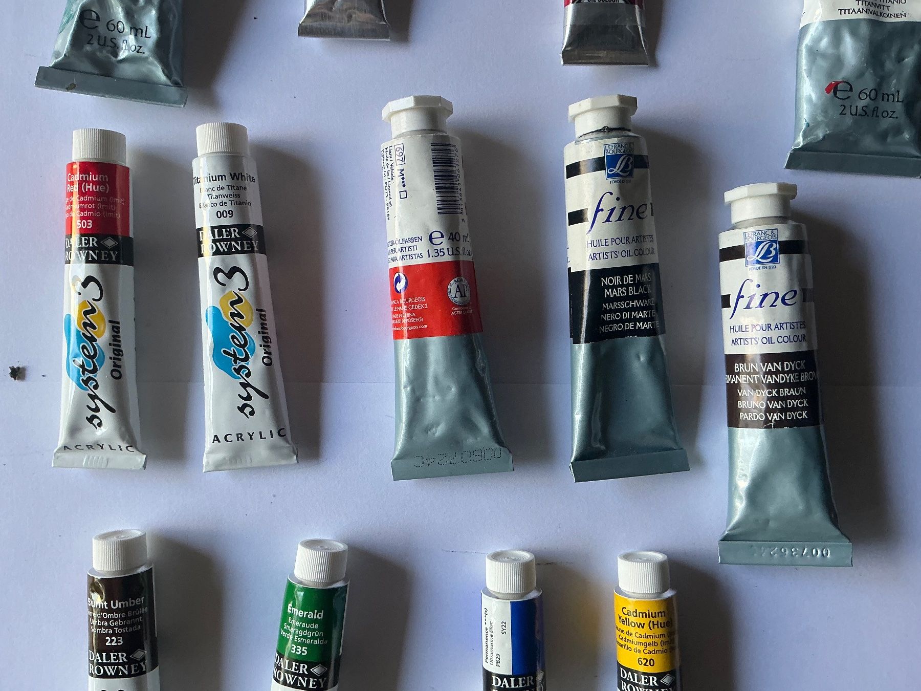 Colori: Verschiedene Farbtuben, Öl Acryl – Usato da Maur venduto da 20hcodracir11 2