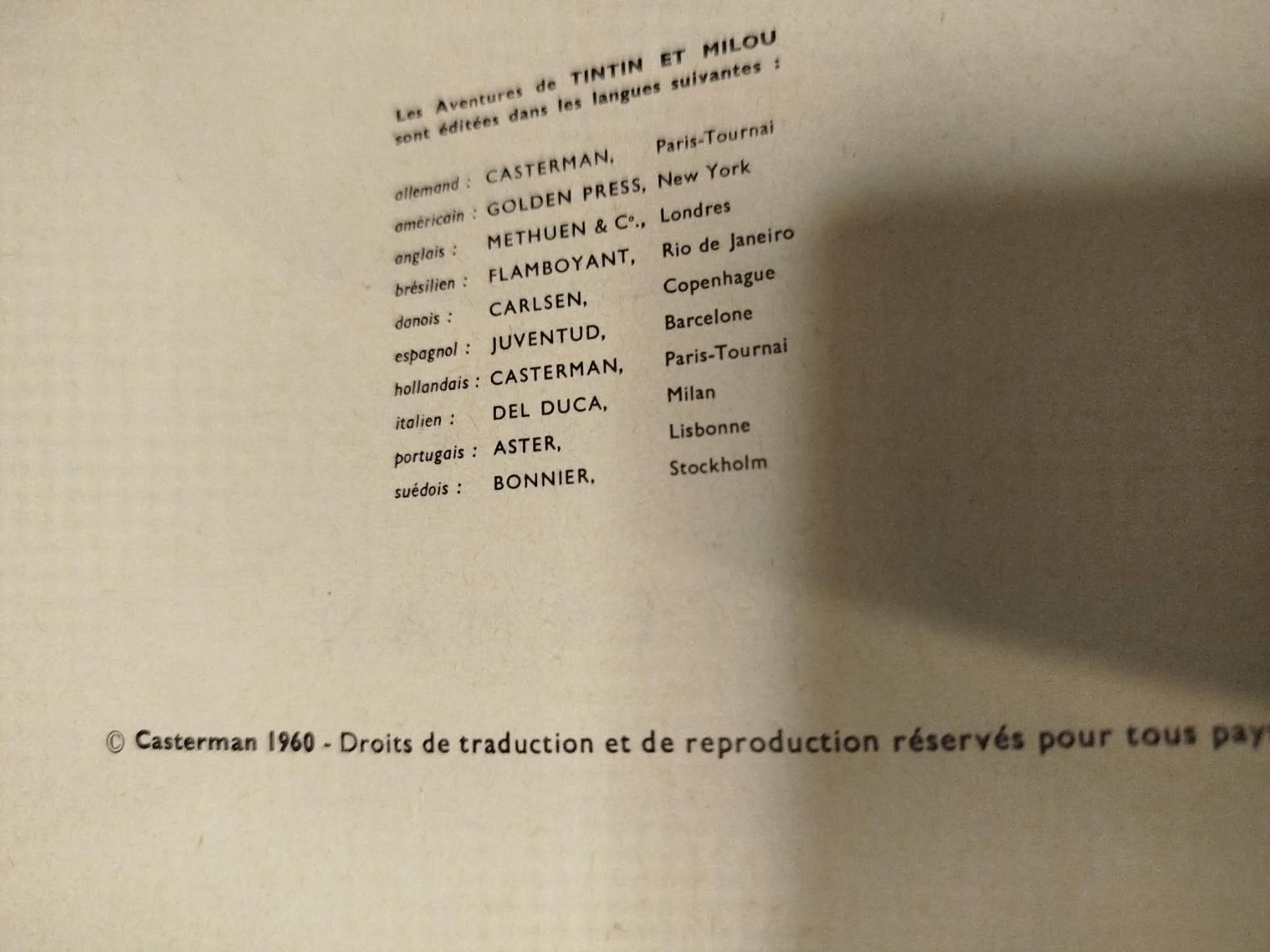 BD: Tintin au Tibet – D'occasion à La Chaux-de-Fonds par Emmaus2300CDF 9