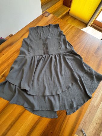 NIEDERBERGER Tunikakleid Volants Gr. 1Size Lagenlook NWT