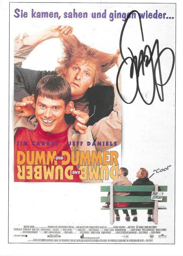 Autogramme: JEFF DANIELS original Autogramm auf Posterkarte – Gebraucht aus Guntershausen von sign4me