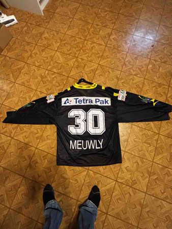 Eishockey Trikot HC Fribourg-Gotteron Meuwly Nr 30