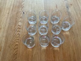 10 schwere Whisky - Gläser - wurden nie gebraucht