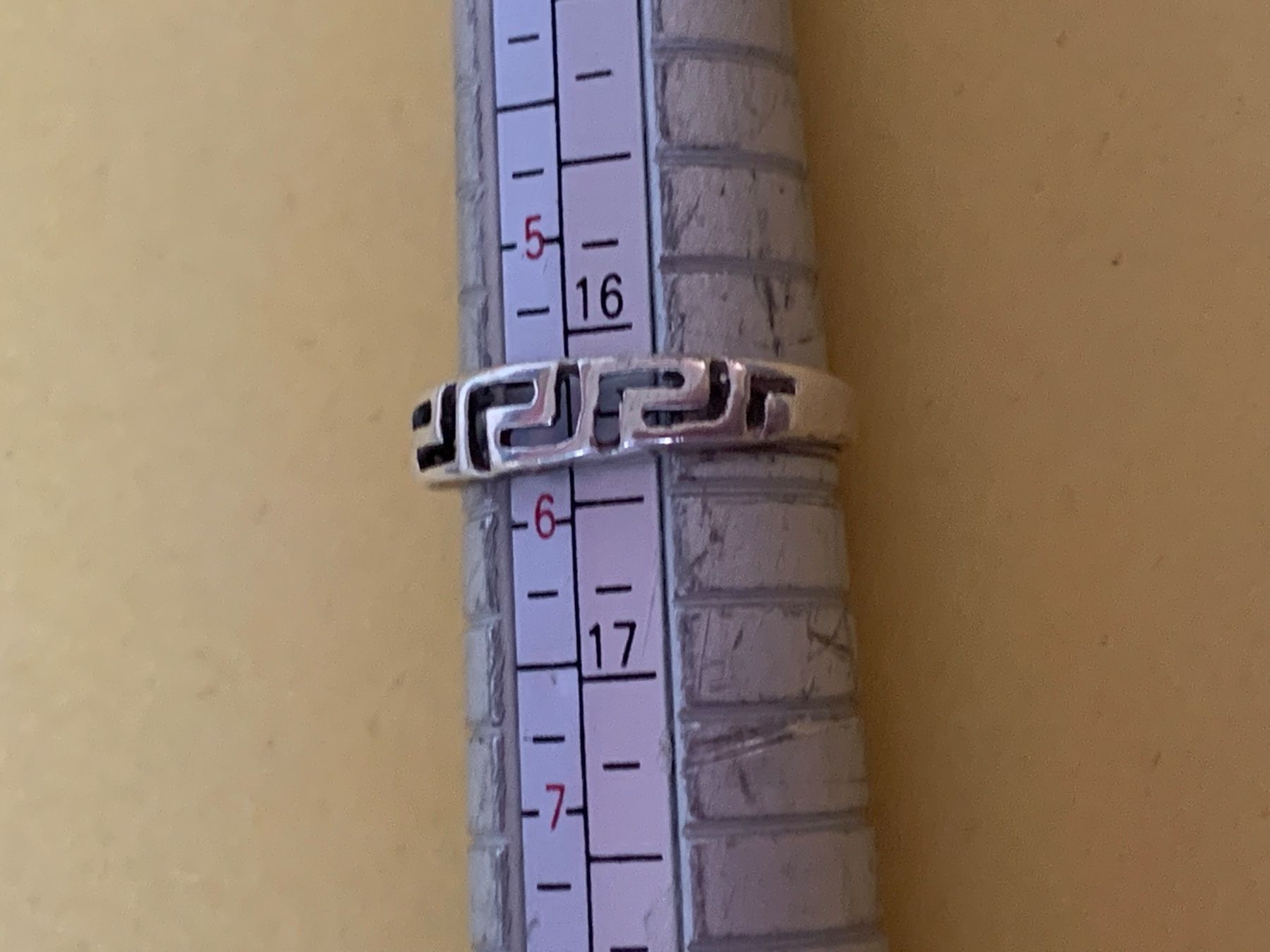 Anelli: Silberring griechisches muster (51) – Usato da Laufen venduto da belleskulptur 4