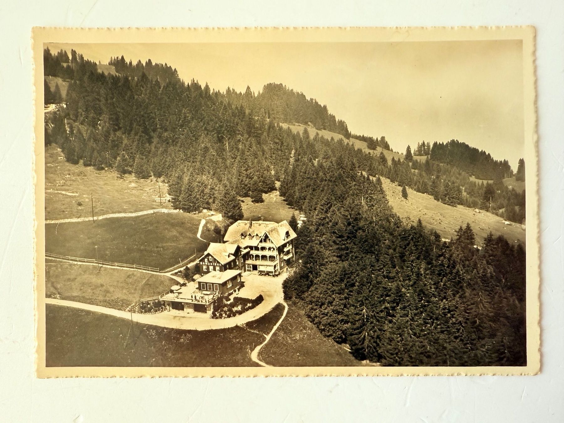 Cartoline postali: AK Hotel Gamperdon Flums – Usato da Zwingen venduto da moje1