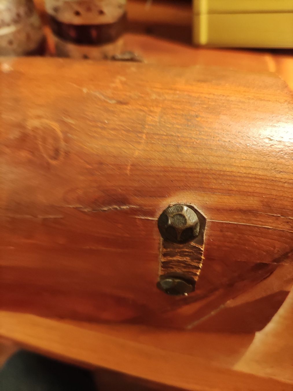 Dosen: Massive kleine Holz Schatulle Dose Handarbeit – Gebraucht aus Solothurn von Csw1 6
