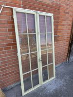 Doppelflügelohne Rammit Glasfüllung Massivholz 177+104 cm