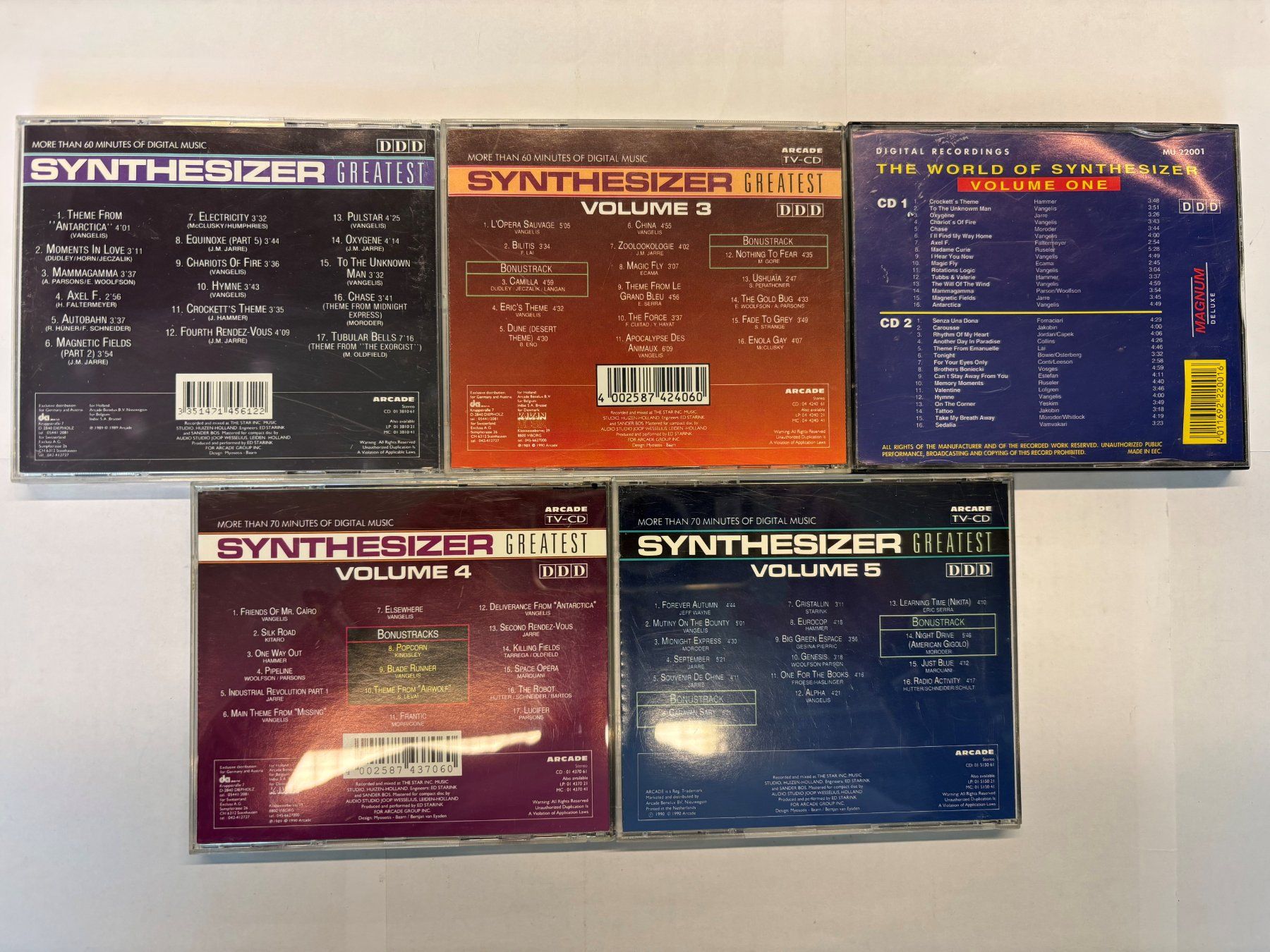 CD: CD Sammlung Synthesizer 5 Alben, 6 CDs – Usato da Basel venduto da andipfandi 1