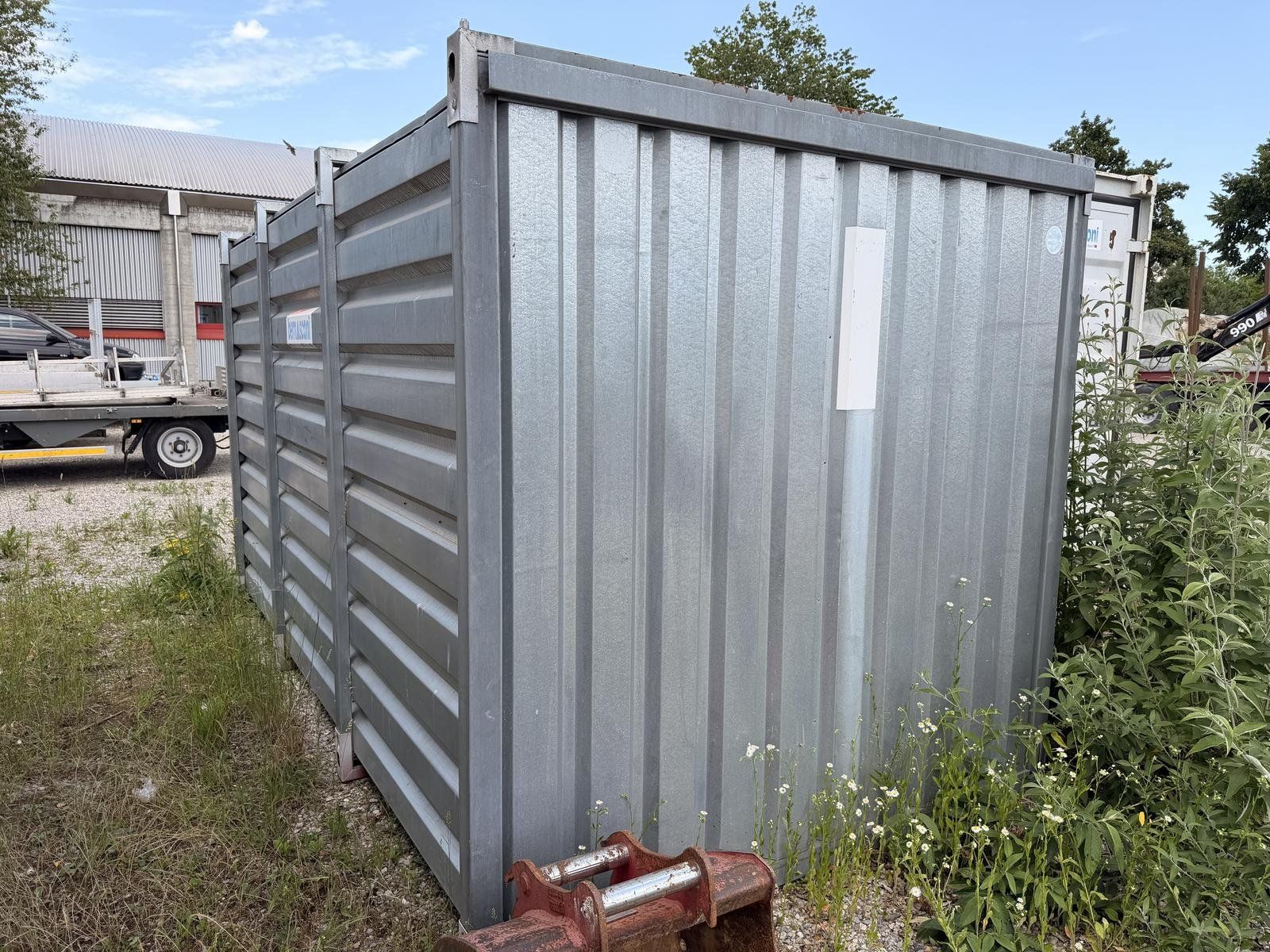 Baucontainer: Blechcontainer, Metall-Baracke, Material-Container WERAG AG – Gebraucht aus luterbach von boxster4 5