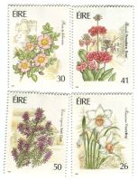 Briefmarken "Blumen". Irland.