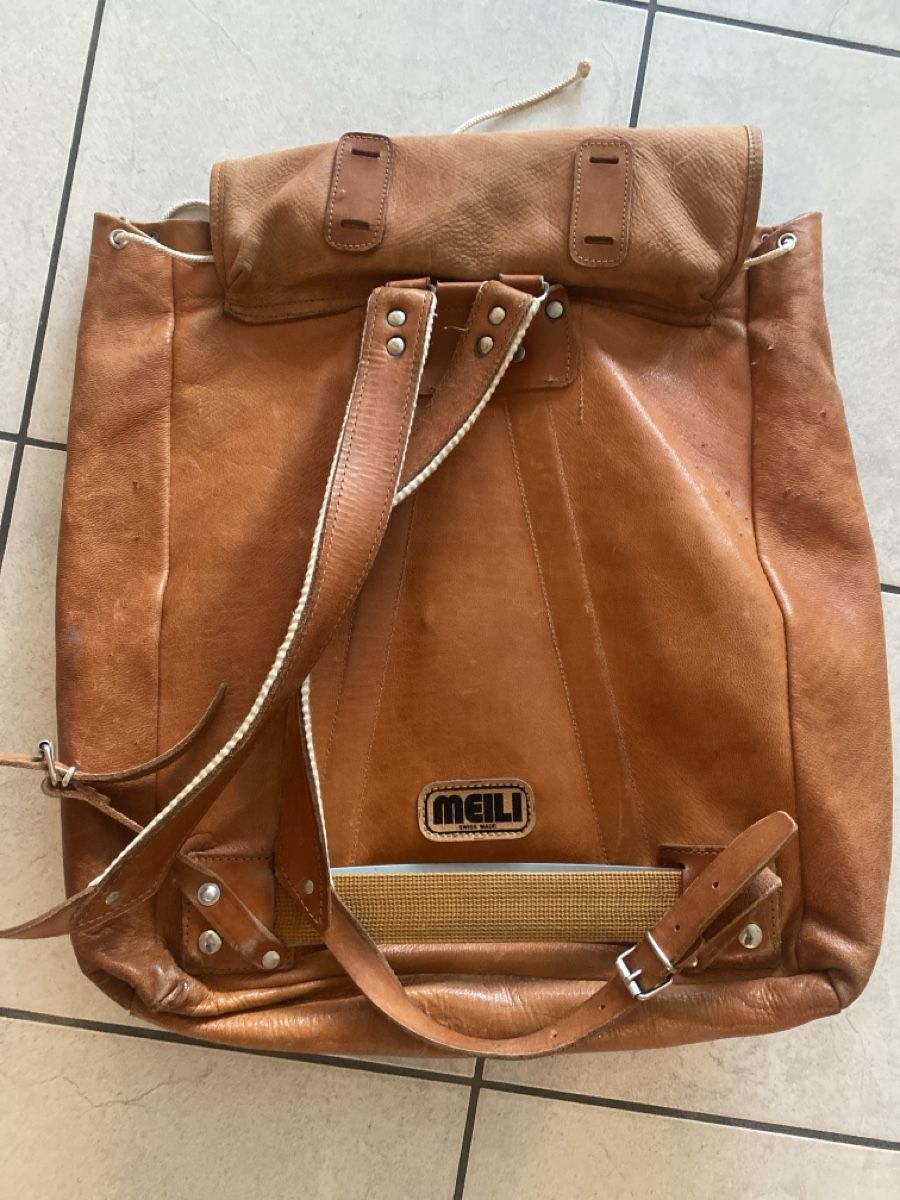 Meili Sacs à dos: Leder-Rucksack von Meili – D'occasion à Wolfhausen par kidsboutique 2