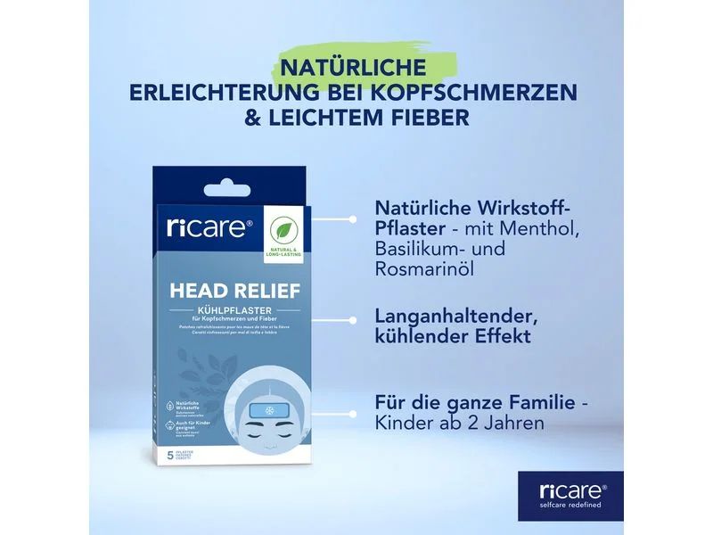 Altro per la cura del corpo: Head Relief Kühlplaster 2 Packungen – Nuovo e nell'imballaggio originale da Oberwil-Lieli venduto da stefim 3