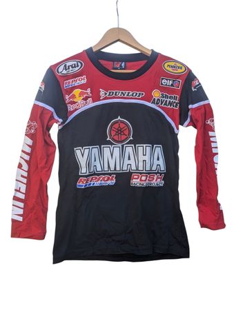 Yamaha MotoGP Racing Team Long Sleeve Vintage Moto Jersey 