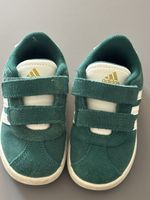 Adidas Kinder-Sneaker Gr. 21 – Grün/Weiss – Klettverschluss