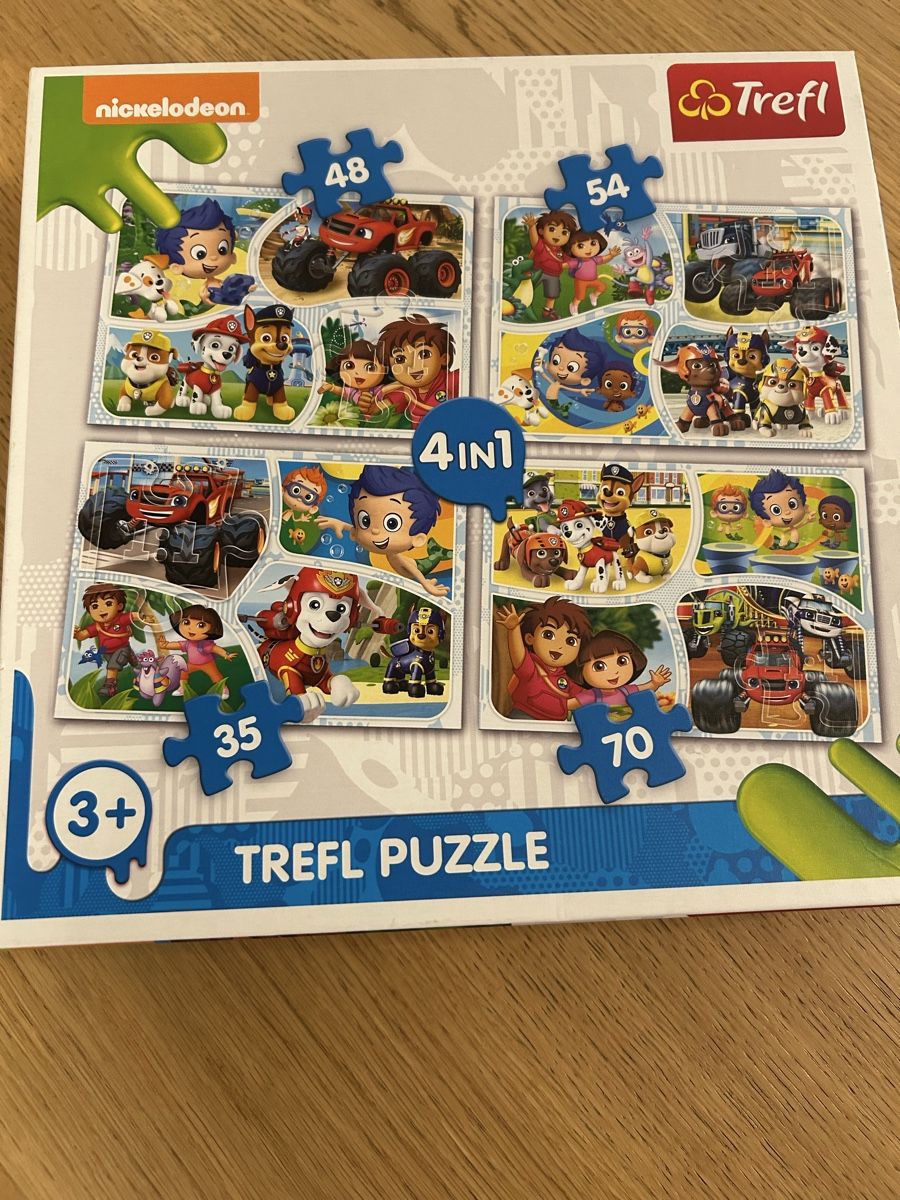 Puzzles: Nickelodeon Trefl Puzzle 4in1 3+ years new – Gebraucht aus Zürich von mar_d7zz