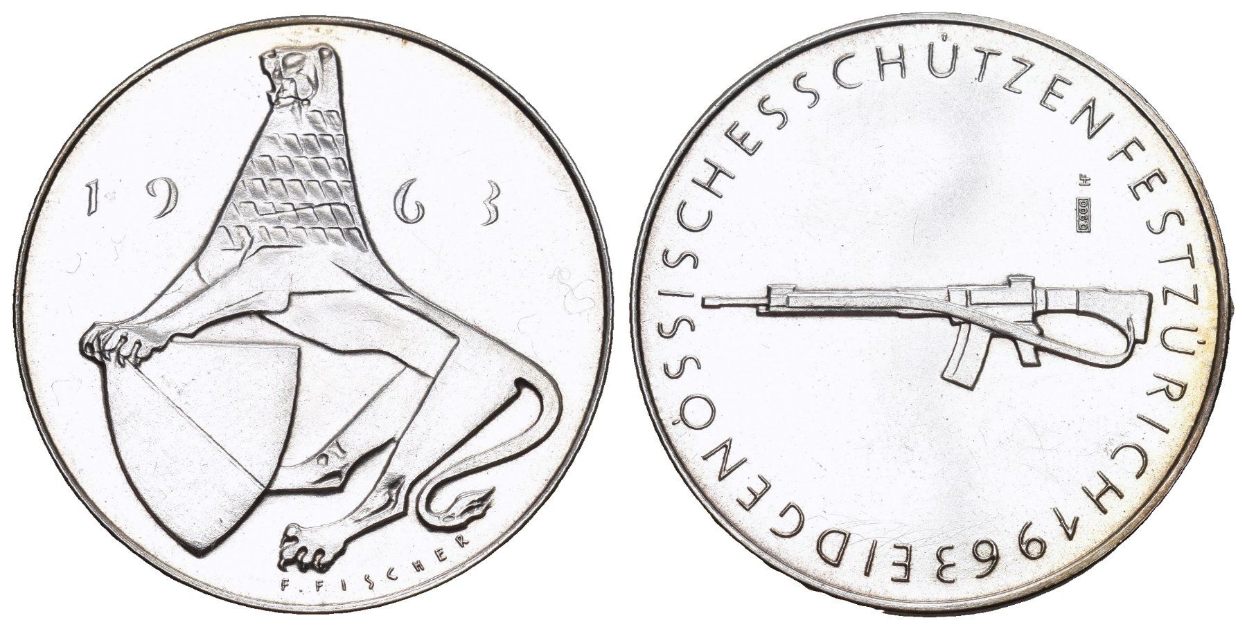Medaillen: Zürich 1963 – Gebraucht aus Bern von numismatictops