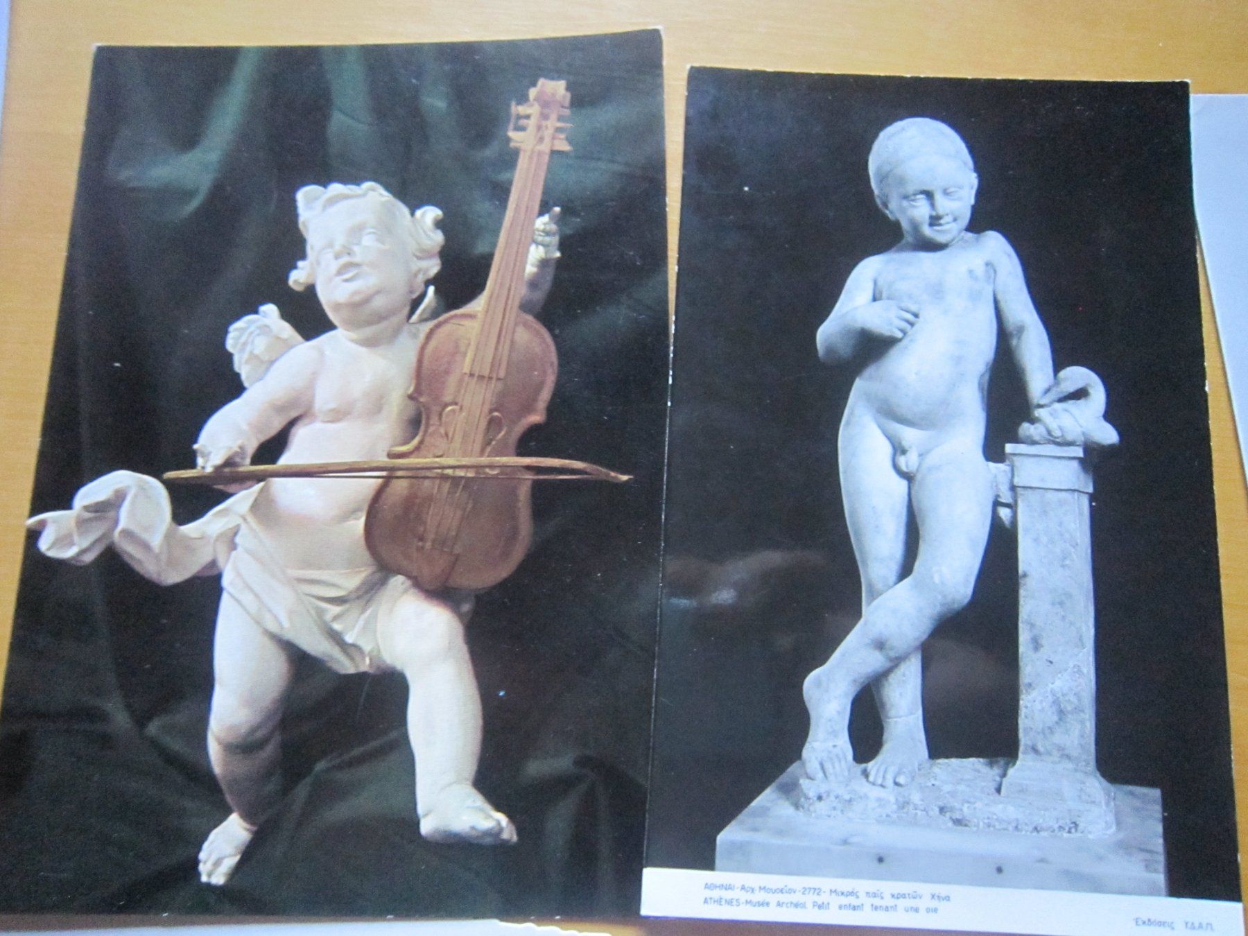 Ansichtskarten: No2 Postkarte Statuen – Gebraucht aus Gordola von Polentaefung 1