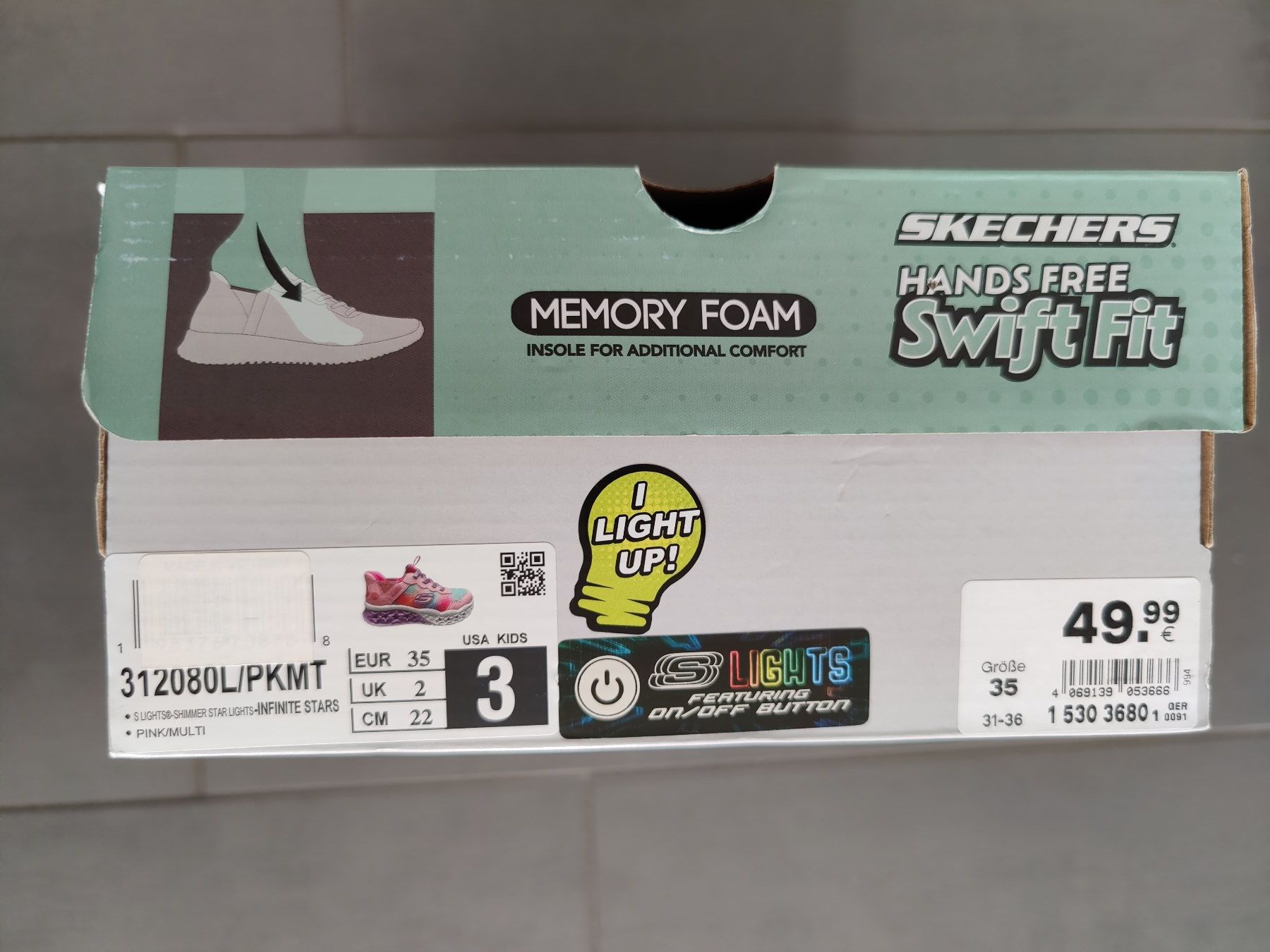 Skechers Scarpe per ragazze: Skechers S-Light Sneaker mit Leuchtfunktion Gr. 35 – Usato da Oberglatt ZH venduto da COiNCiDENT 4