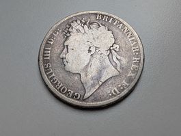 🇬🇧 UK  Full Crown 1822 - Rare. Silver 26.88g
