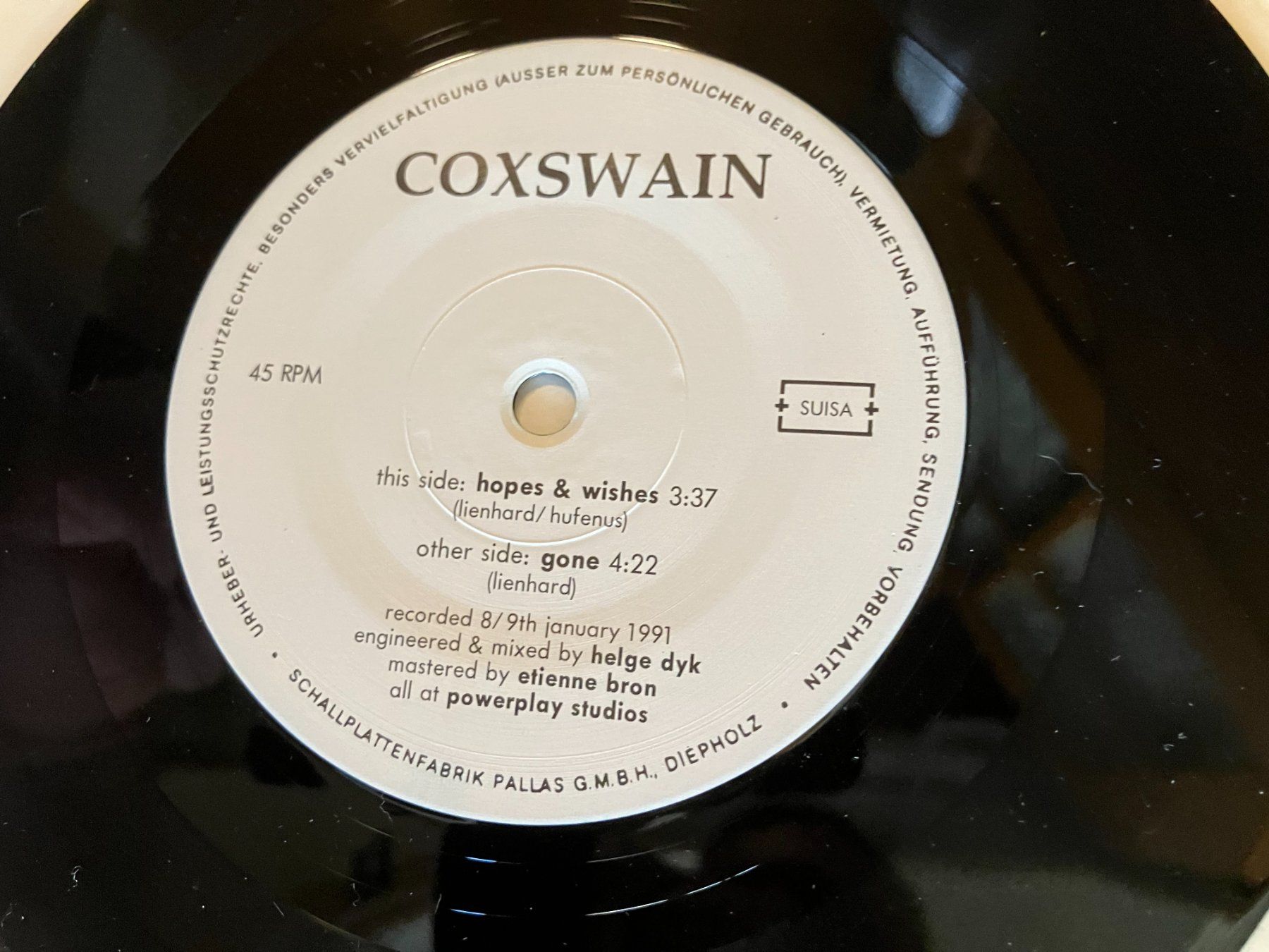 Vinyles: Coxswain – D'occasion à Aarwangen par Jukebox3 4