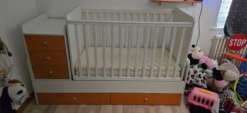 Letti: Lit bébé/enfant modulable, avec tiroirs et matelas – Usato da Grandcour venduto da Yox