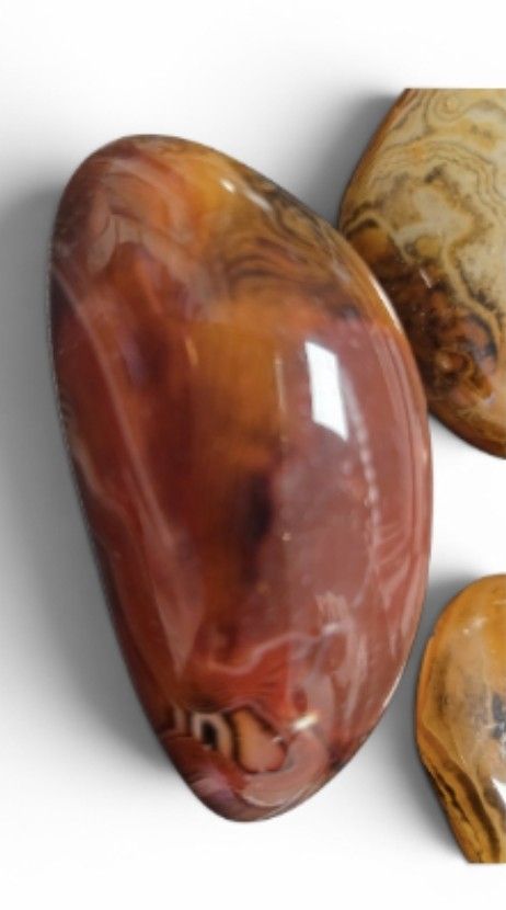 Pietre preziose: Aghates sardonix du madagascar 3 pieces – Nuovo e nell'imballaggio originale da Vernier venduto da 19pigments 1