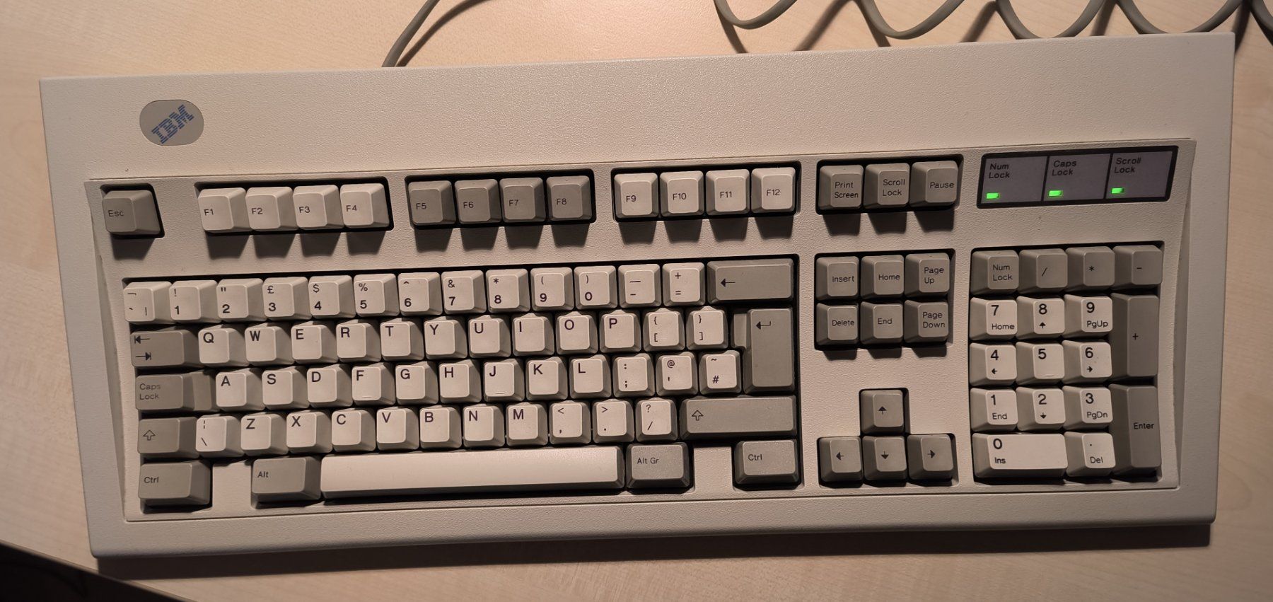 IBM Claviers: IBM Model M 71G4643 (Rubber Domes) – D'occasion à Möhlin par Oemer_von_Ueskueb