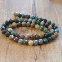 1 Strang Natürliche Indische Achate 6 mm