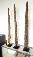 Kunstobjekt - 3 natürlich strukturierte Holzstämme/Wurzeln