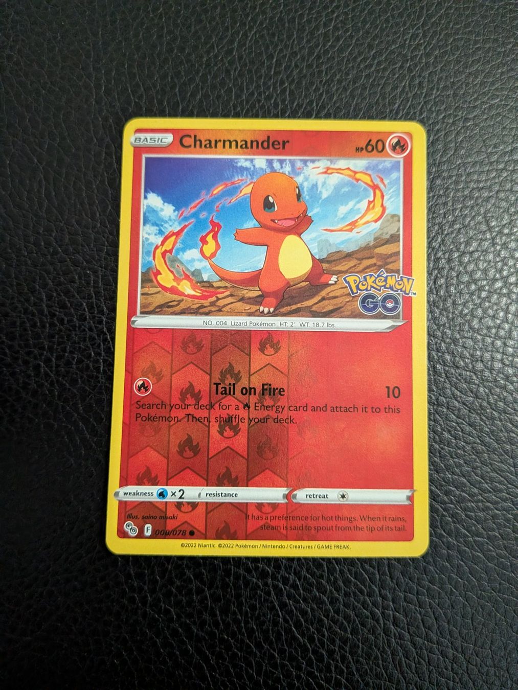 Pokémon Carte collezionabili: Pokémon GO Charmander reverse 8/78 Ab 1 – Usato da Paradiso venduto da Pkmn10