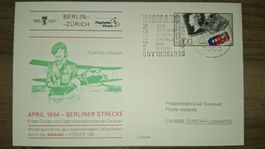 Swissair April 1934 Berliber Strecke