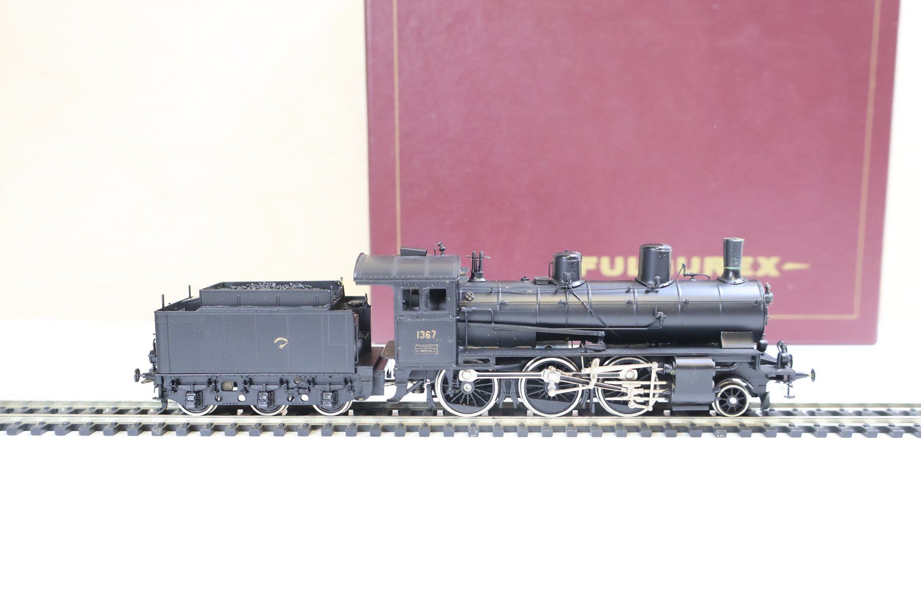 Fulgurex Modelleisenbahnen: Fulgurex SBB Dampflok B 3/4 H0 DC 1367 - Messing – Gebraucht aus Winterthur von Monstera 1