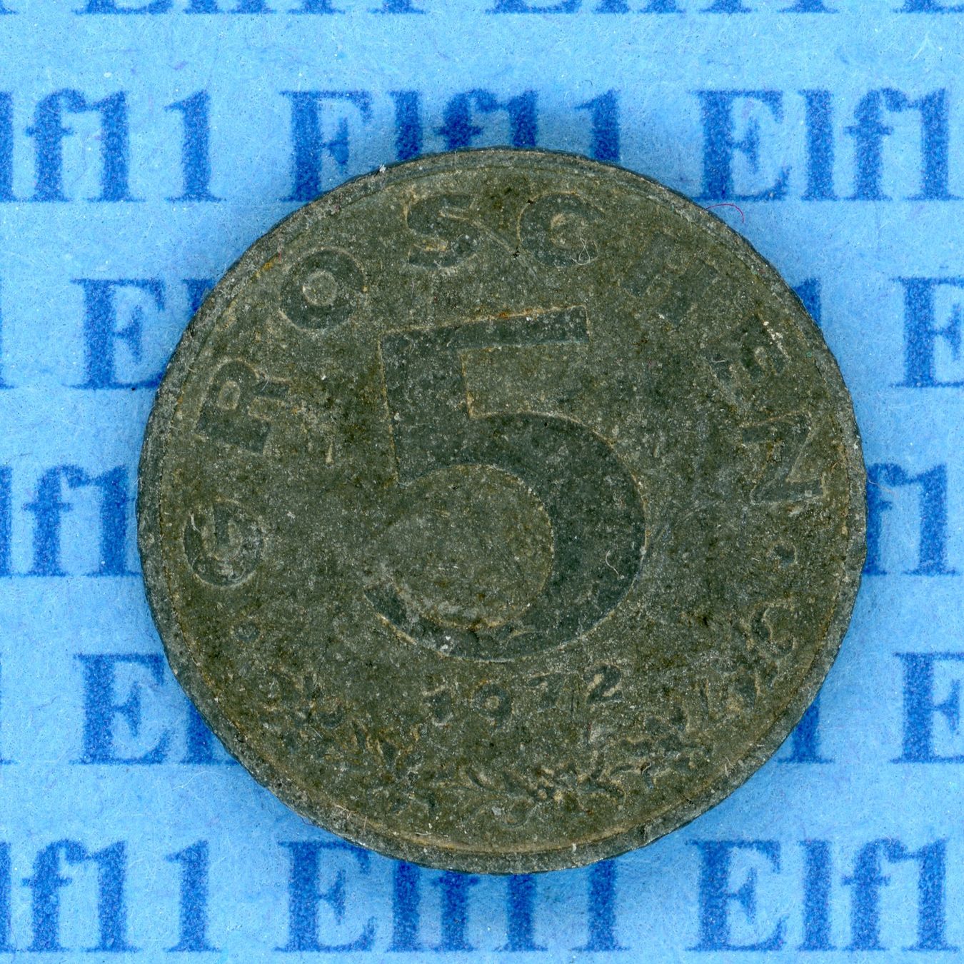 Tutti le monete: ATS___0.05 1972 ss 5 Groschen – Usato da Widnau venduto da Elf11