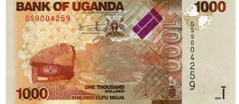 Uganda 1000 Shillings UNZ P-49 Serie GS COMM.