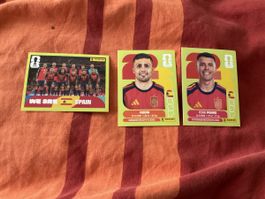 Weltmeister Spanien 🇪🇸 3 Panini Bilder WM 2026