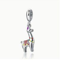 Neu! Charm Anhänger Alpaka / Lama