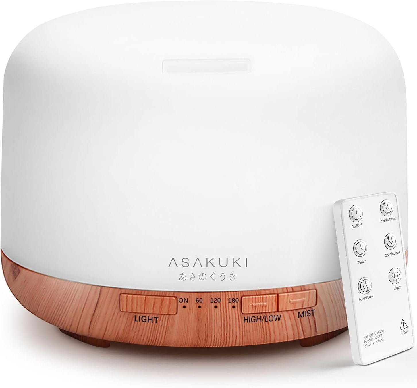 Diffuseurs: ASAKUKI Aroma Diffuser 500 ml | Ultraschall Luftbefeuchter – D'occasion à Dübendorf par Kat1982 3