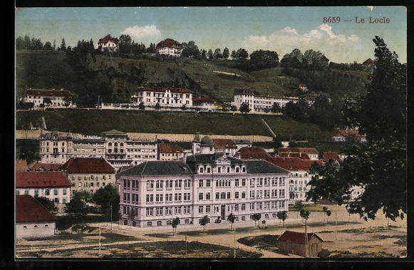 Ansichtskarten: AK Le Locle, Panorama – Gebraucht aus Berlin von bartko-reher