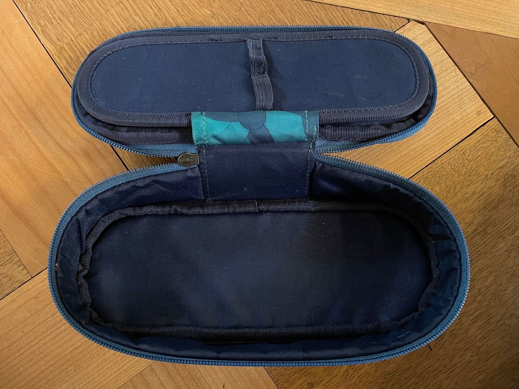 Ergobag Astucci : Ergobag, kleines Schul-Etui, türkis/blau – Usato da Zürich venduto da Capetown14 3