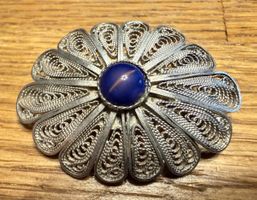 Silber Brosche 925 Silber Sterling
