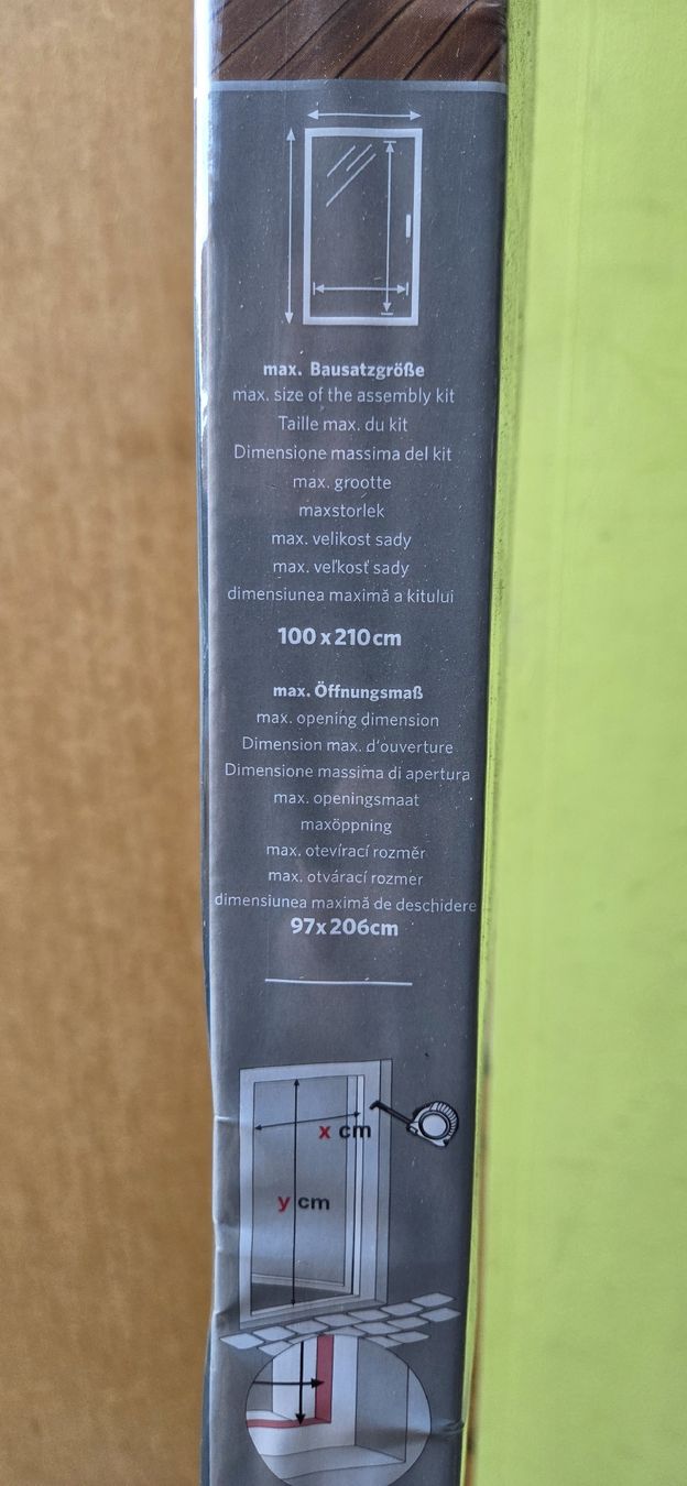 Türen: Alu-Rahmen-Tür – Neu und originalverpackt aus Menzberg von schmeraf 1