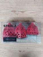 IKEA Stråla LED Dekoleuchten 3er Set rot neuwertig